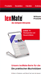 Mobile Screenshot of lexmate.de